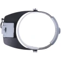 RS PRO Illuminated Magnifier Headband with 1.5x, 3x, 9x, 10.5x Magnification, LED Light, Battery Operated 877-1741