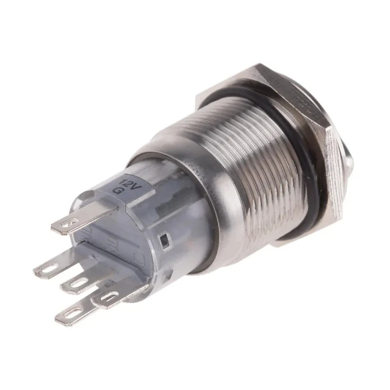 RS PRO Selector Switch On-On Illuminated 2 Positions 5 A 250 V AC IP67 Maintained 90° Angle of Throw 877-1977