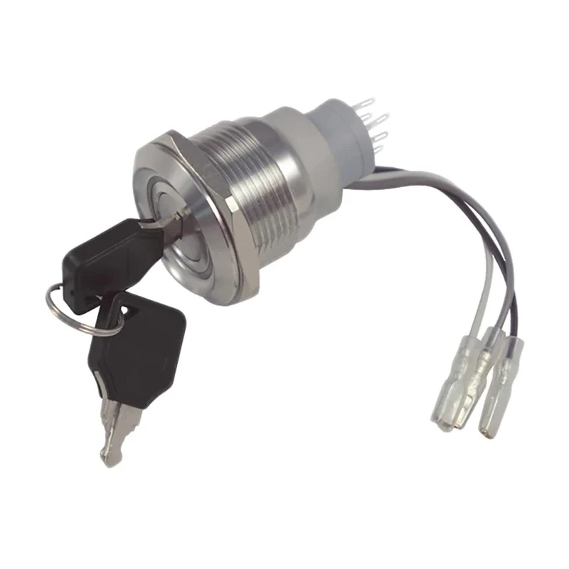 RS PRO Key Switch Double Pole Double Throw (DPDT), 5A, 2 Positions, Stainless Steel Housing IP Rating | EnvMart IP40