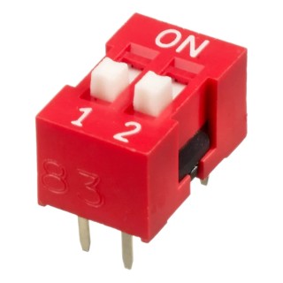 APEM Raised Rotary Coded DIP Switch Through Hole NDS-02-V