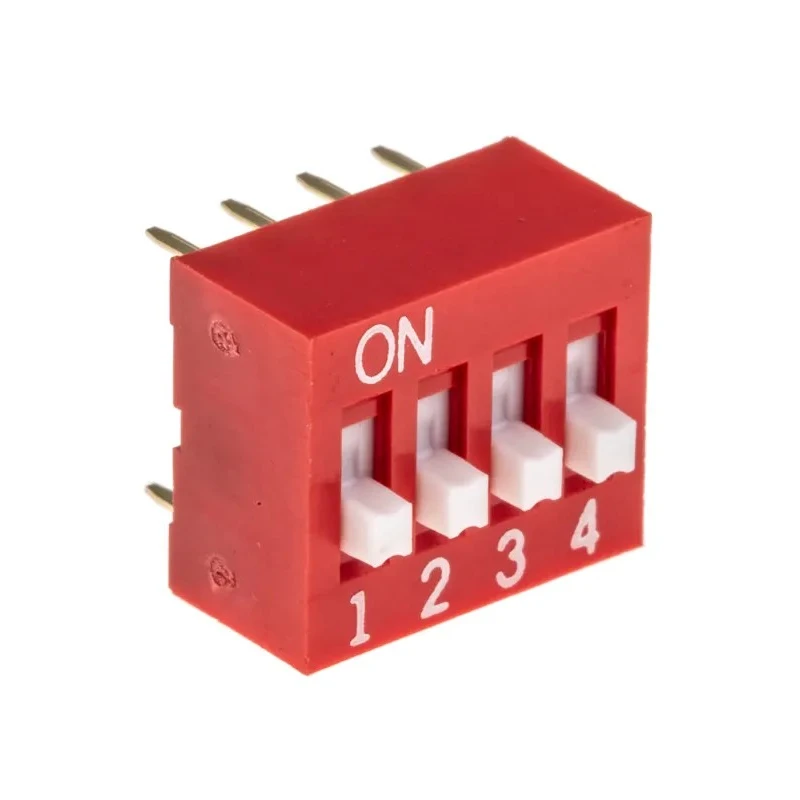 APEM Raised Rotary Coded DIP Switch Through Hole NDS-04-V