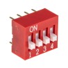 APEM Raised Rotary Coded DIP Switch Through Hole NDS-04-V