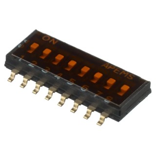 APEM Recessed Actuator Slide Rotary Coded DIP Switch IKH0803000