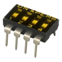 APEM Recessed Actuator Slide Rotary Coded DIP Switch IKD0400000
