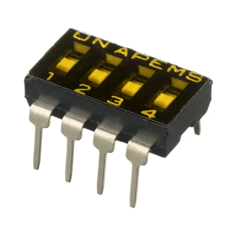APEM Recessed Actuator Slide Rotary Coded DIP Switch IKD0400000
