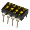 APEM Recessed Actuator Slide Rotary Coded DIP Switch IKD0400000