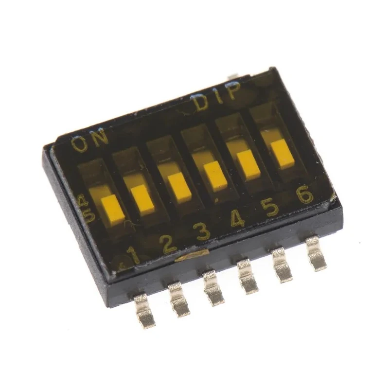 APEM Flush Slide Rotary Coded DIP Switch Surface Mount DHA-06T-Q