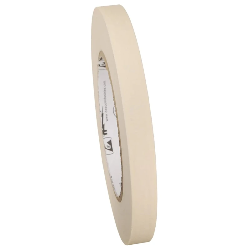 Desco Europe Natural Rubber ESD Tape 12mm Width x 54.8m Length Non-Conductive Anti-Static Adhesive 242278
