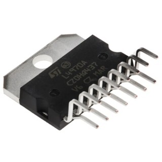 STMicroelectronics 4-Channel Audio Power Amplifier Class A-B, 35W Multiwatt 15-Pin E-TDA7375V