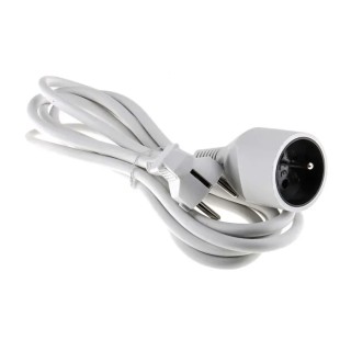 RS PRO Extension Lead 3 m Cable Length 1 Socket Type E 230V AC 16A 877-1652