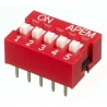 APEM Raised Rotary Coded DIP Switch Through Hole Mount NDS-05-V