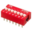 APEM Raised Rotary Coded DIP Switch Actuator 10N Force 2mm Stroke NDS-07-V