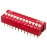 APEM Raised Rotary Coded DIP Switch Through Hole NDS-12-V