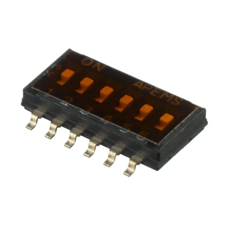 APEM Recessed Rotary Coded DIP Switch IKH0603000, Low Profile 1.27 mm Pitch, 1.6 mm PCB Height