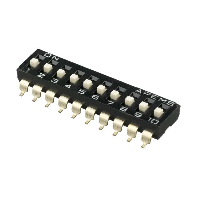 APEM Rotary Coded DIP Switch Raised Actuator Slide IKD1003101