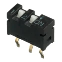 APEM Slide SIP Switch, Straight Single Inline Actuator Type Slide, Operation Force 800gf, Non Switching Rating SIP-02TV