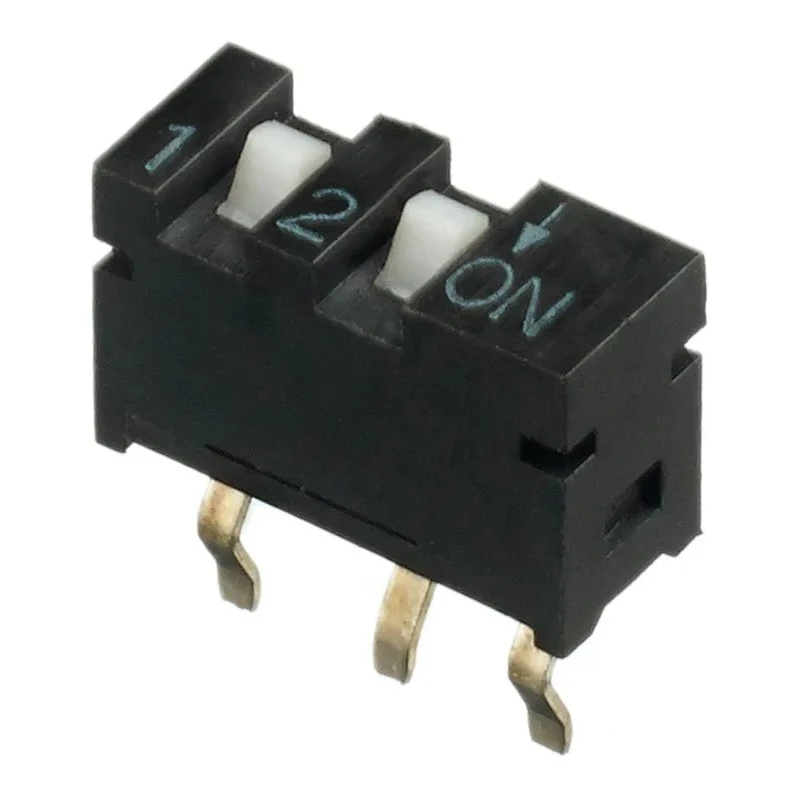 APEM Slide SIP Switch, Straight Single Inline Actuator Type Slide, Operation Force 800gf, Non Switching Rating SIP-02TV