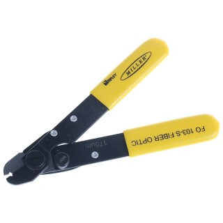 RS PRO Fibre Optic Wire Stripper 250 Micron Buffer Coating from 125 Micron Optical Fibre, 136.53mm Overall 877-3374