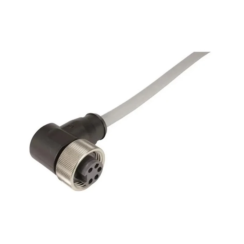 HARTING Female 3 Way Right Angle to 3 Way Unterminated Sensor Actuator Cable, Polyurethane Jacket, Grey, 5 m 21348300380050