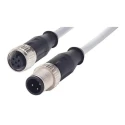 HARTING Sensor Actuator Cable 3 Way Female Straight to 3 Way Male Straight Connector, 5 m 21348081388050