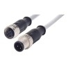 HARTING Sensor Actuator Cable 3 Way Female Straight to 3 Way Male Straight Connector, 5 m 21348081388050