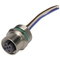 HARTING Female 4 way Straight to Female 3 way Unterminated Sensor Actuator Cable, 500 mm 21033176405