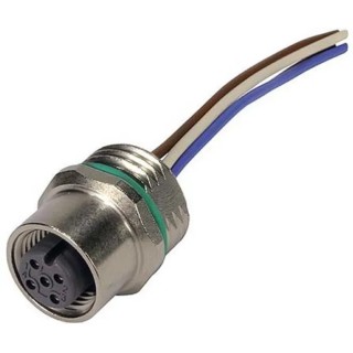 HARTING Female 4 way Straight to Female 3 way Unterminated Sensor Actuator Cable, 500 mm 21033176405