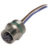 HARTING Female 4 way Straight to Female 3 way Unterminated Sensor Actuator Cable, 500 mm 21033176405