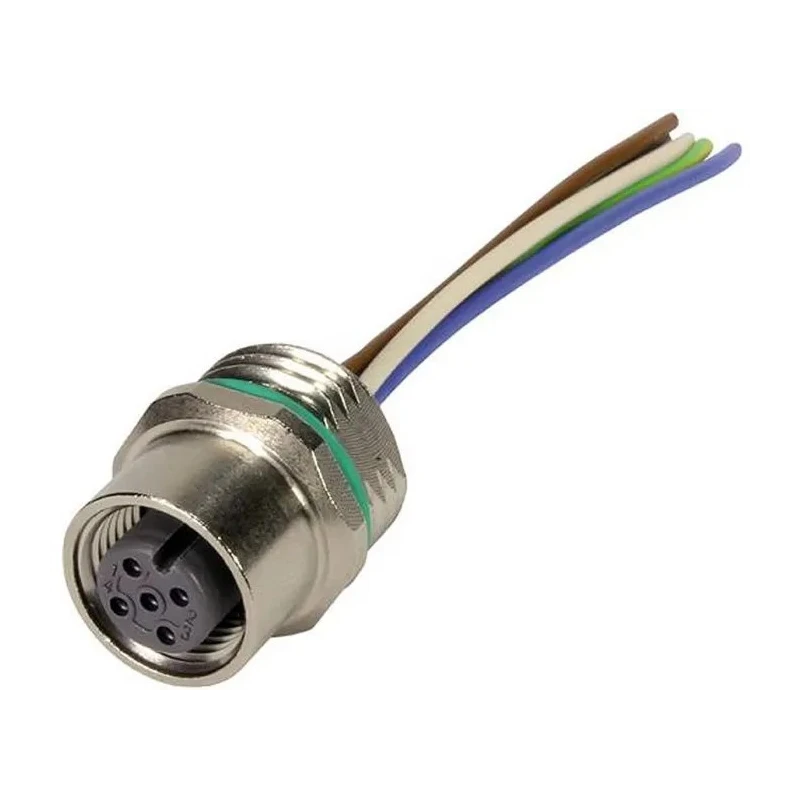 HARTING Sensor Actuator Cable Female 5 Way M12 to Female 3 Way Unterminated Polyamide Jacket 500 mm 250V IP67 21033176505