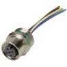 HARTING Sensor Actuator Cable Female 5 Way M12 to Female 3 Way Unterminated Polyamide Jacket 500 mm 250V IP67 21033176505