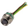 HARTING Female 8 Way M12 to Female 3 Way Unterminated Sensor Actuator Cable 250V, Polyamide Jacket, 500 mm 21033176805
