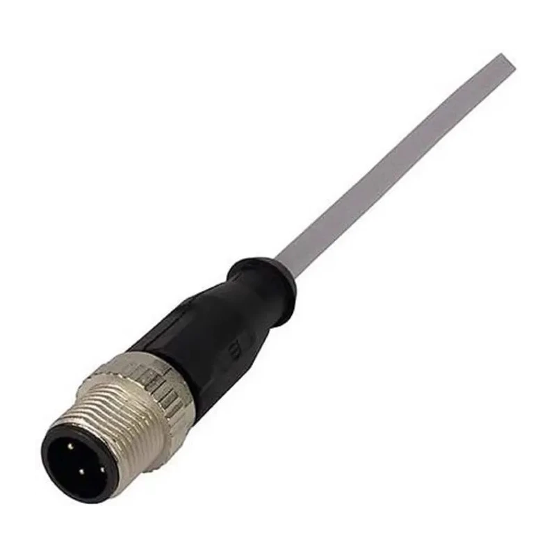 HARTING Male 4 Way Straight to Female Unterminated Sensor Actuator Cable, 5 m, Polyamide Jacket, Grey, 250V 21348400383050