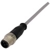 HARTING Male 4 Way Straight to Female Unterminated Sensor Actuator Cable, 5 m, Polyamide Jacket, Grey, 250V 21348400383050