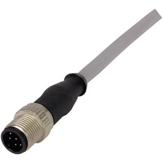 HARTING Male 8 Way Straight to Female Unterminated Sensor Actuator Cable 1 m 250V 21348400882010