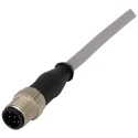 HARTING Male 8 Way Straight to Female Unterminated Sensor Actuator Cable, 5 m, Polyamide Jacket, 250V, IP67 21348400882050