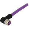 HARTING Female 4 Way Right Angle to Female Unterminated Sensor Actuator Cable 5 m 250V PUR Jacket IP67 21349100486050