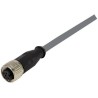 HARTING Female 8 Way Straight to Female Unterminated Sensor Actuator Cable 1 m 250V 21348500882010
