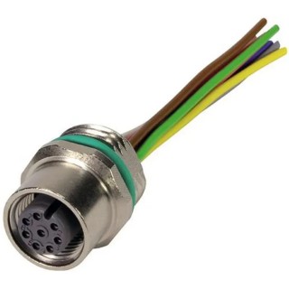 HARTING Female 12 Way Straight to Female Unterminated Sensor Actuator Cable 500 mm 250V IP67 21033532C00