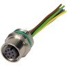 HARTING Female 12 Way Straight to Female Unterminated Sensor Actuator Cable 500 mm 250V IP67 21033532C00