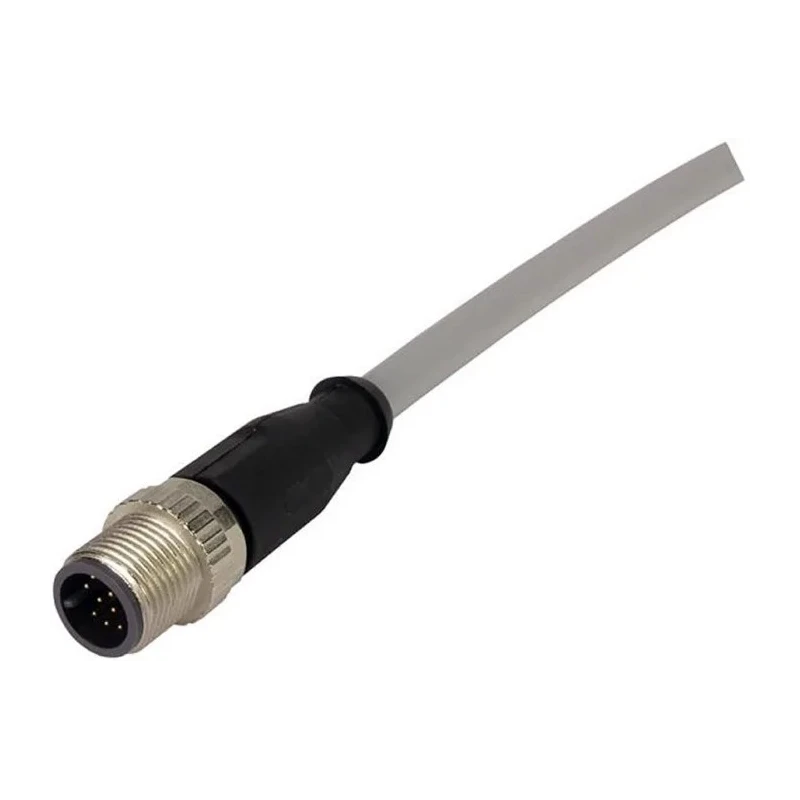 HARTING Sensor Actuator Cable Male 12 Way M12 to Male Unterminated, 1 m, Polyurethane Jacket, 250V, IP67 21348400C79010