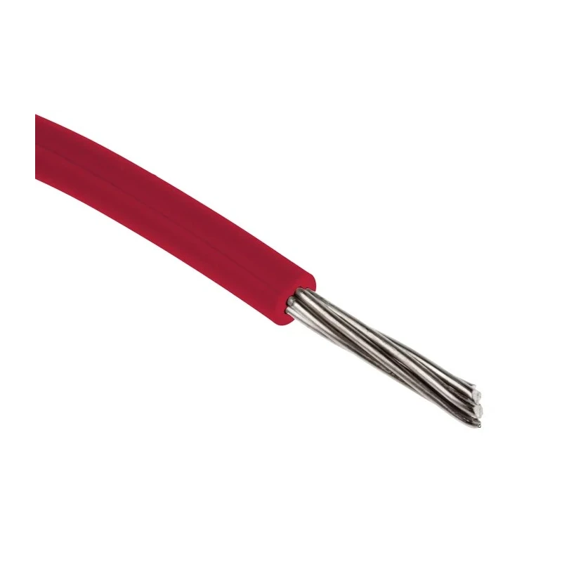 RS PRO Red 0.52 mm² Hook Up Wire, 20 AWG, 26 x 0.16 mm Core Strands, 100 m Length, Polyvinyl Chloride Insulation 877-5392