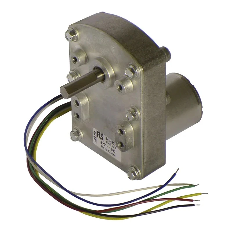Mellor Electric Brushless DC Option DC Geared Motor 9 W 24V DC 175 RPM 98 Ncm Torque 7.94 mm Shaft Diameter UBB1003