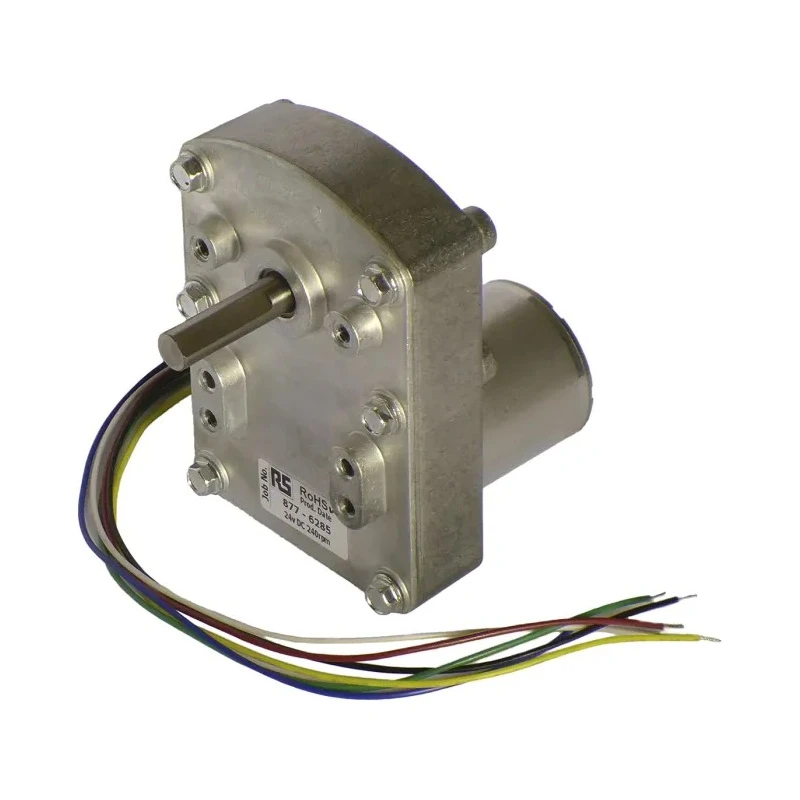 Mellor Electric Brushless DC Geared Motor 9W 24V dc 68Ncm Torque 240rpm Speed 7.94mm Shaft Diameter UBB1004