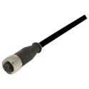 HARTING Female 12 Way Straight to Male 12 Way Straight Sensor Actuator Cable 5m 250V IP67 21348485C78050