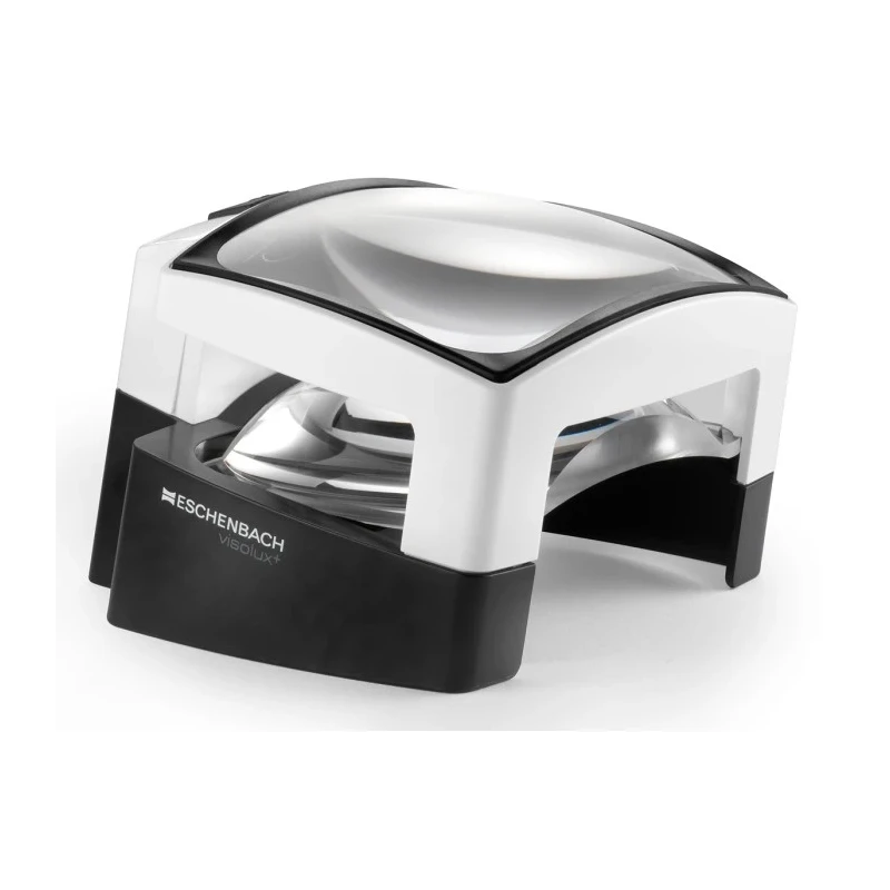 Eschenbach LED Magnifying Lamp with Table Lamp, 12dpt, 100 x 75 mm Lens 1566