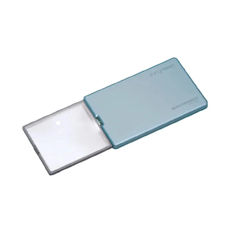 Eschenbach Pocket Illuminated Magnifier 4x Magnification, Battery Operated CR2025, Model 152122