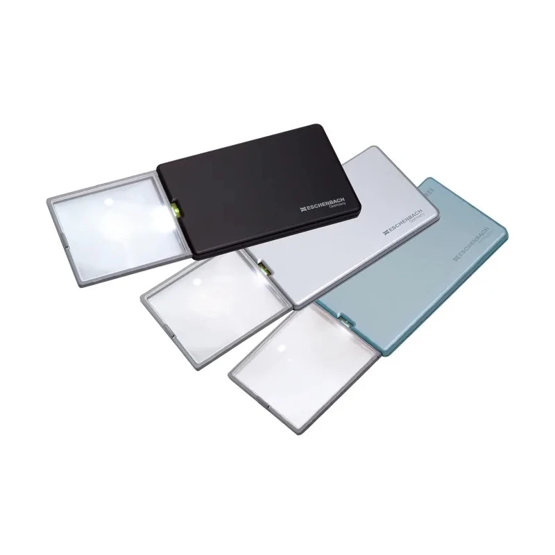 Eschenbach Pocket Illuminated Magnifier 4x Magnification, Battery Operated CR2025, Model 152122