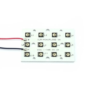 Intelligent LED Solutions OSRAM IR OSLON LED Array 12-LEDs Green, Blue, Red, White LED ILR-IW12-94SL-SC211-WIR200.
