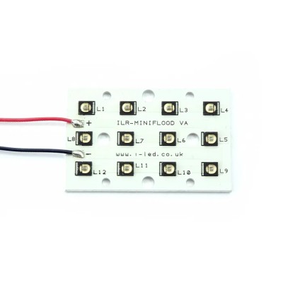 Intelligent LED Solutions OSRAM IR OSLON LED Array 12-LEDs Green, Blue, Red, White LED ILR-IW12-94SL-SC211-WIR200.