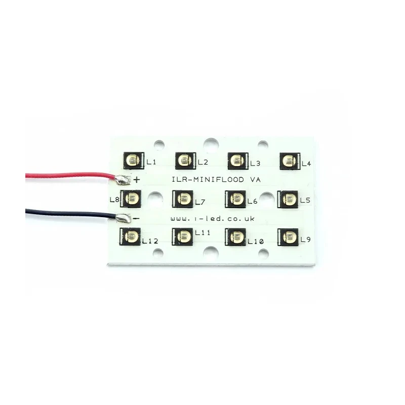 Intelligent LED Solutions OSRAM IR OSLON LED Array 12-LEDs Green, Blue, Red, White LED ILR-IW12-94SL-SC211-WIR200.